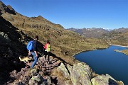 LAGHI GEMELLI, DELLA PAURA E DI VAL VEGIA, giro ad anello con tre cime dalla Conca di Mezzeno il 26 ott. 2019 - FOTOGALLERY